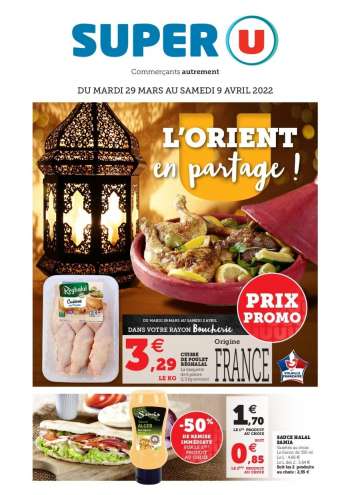 Catalogue SUPER U - 29/03/2022 - 09/04/2022.