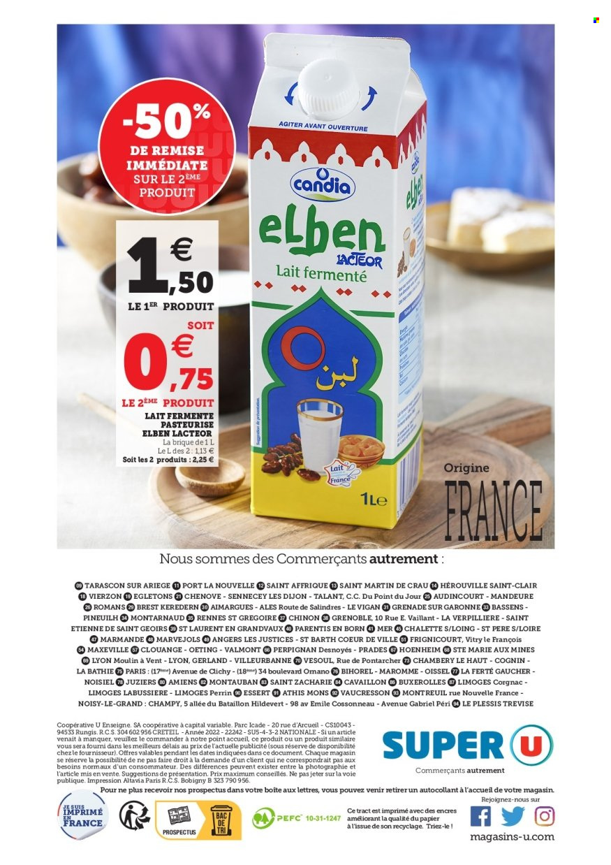 Catalogue SUPER U - 29/03/2022 - 09/04/2022. Page 10