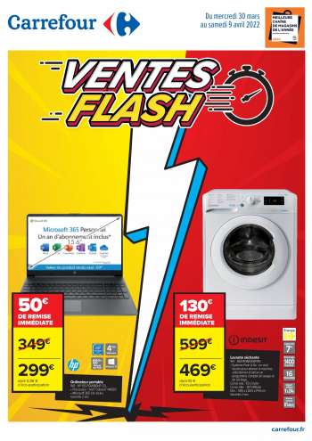 Catalogue Carrefour Hypermarchés - 30/03/2022 - 09/04/2022.