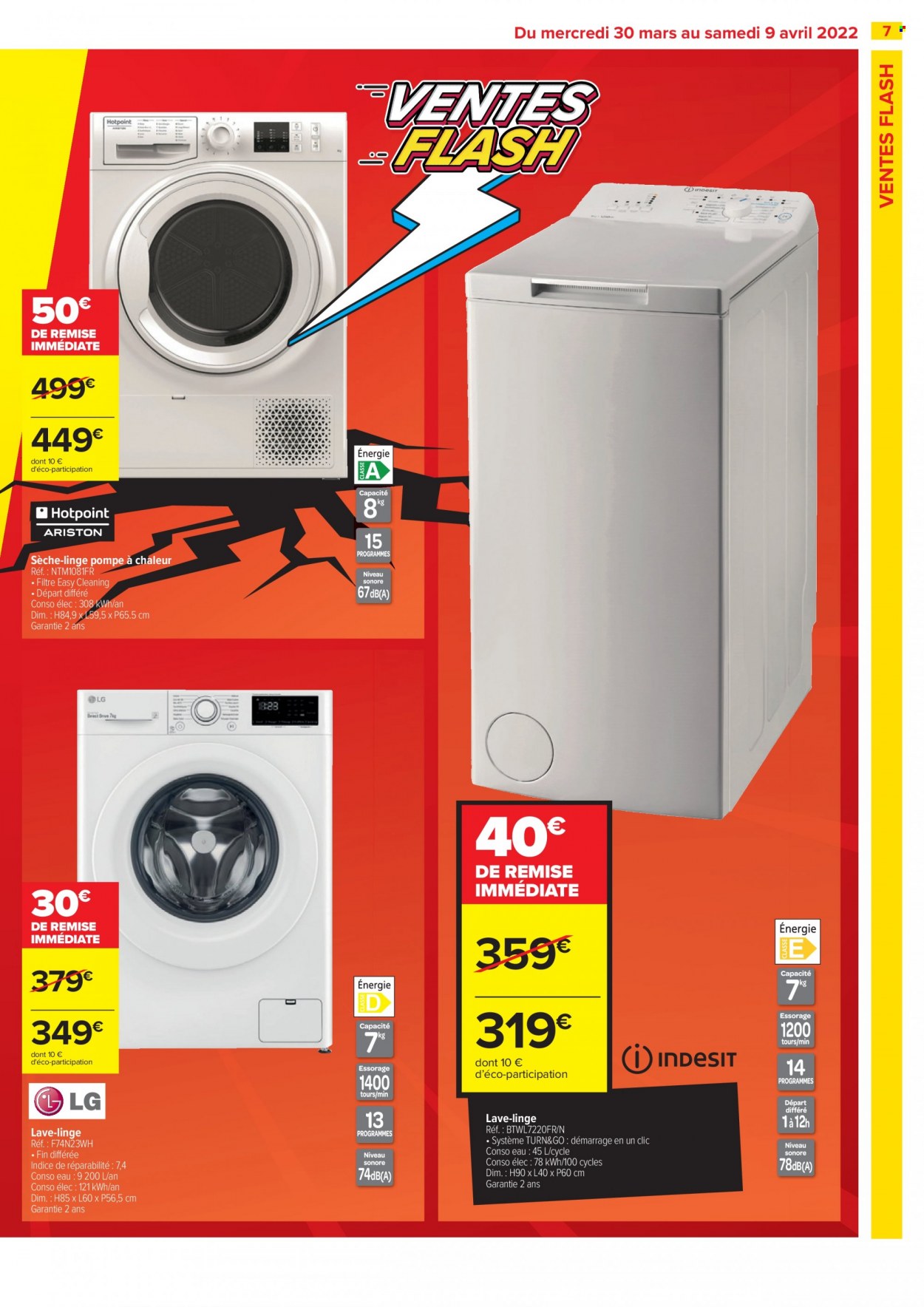 Catalogue Carrefour Hypermarchés - 30/03/2022 - 09/04/2022. Page 7