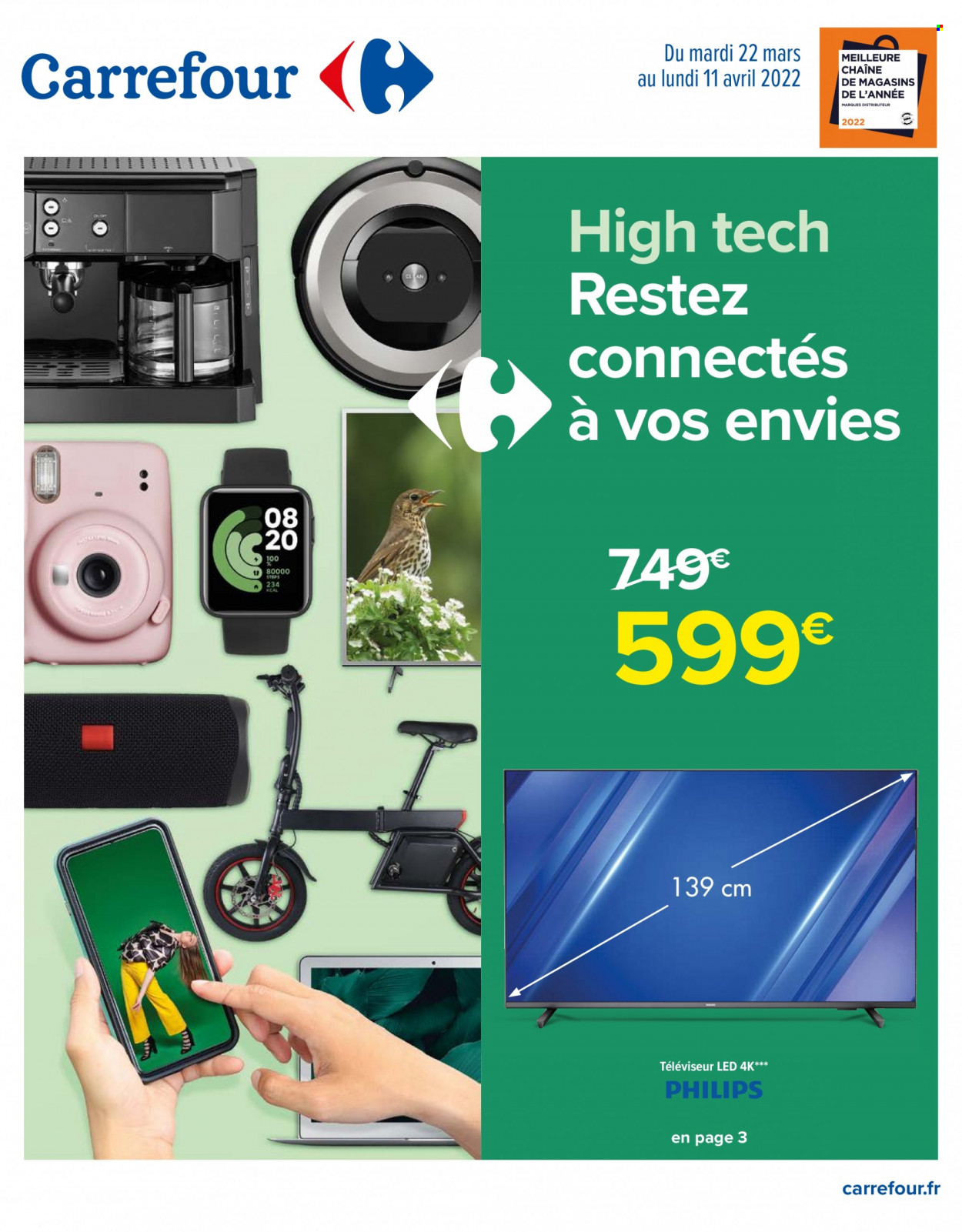 Catalogue Carrefour Hypermarchés - 22/03/2022 - 11/04/2022. Page 1