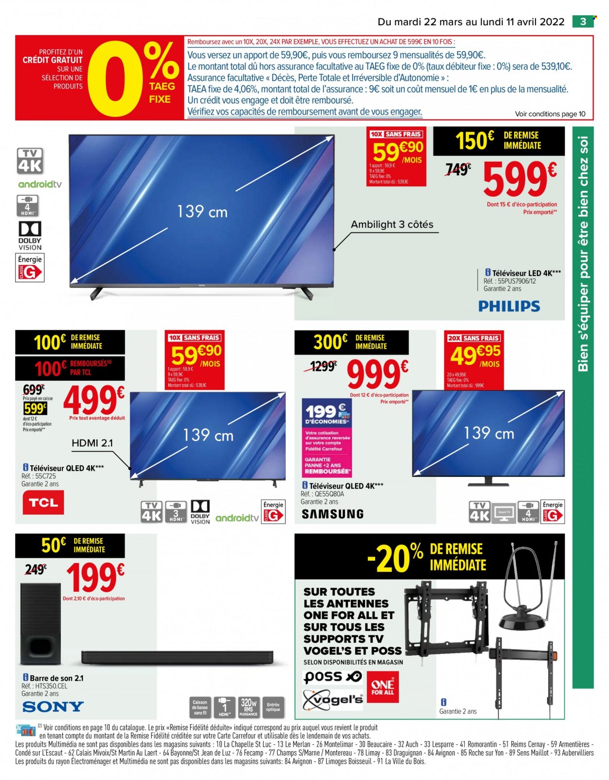 Catalogue Carrefour Hypermarchés - 22/03/2022 - 11/04/2022. Page 3