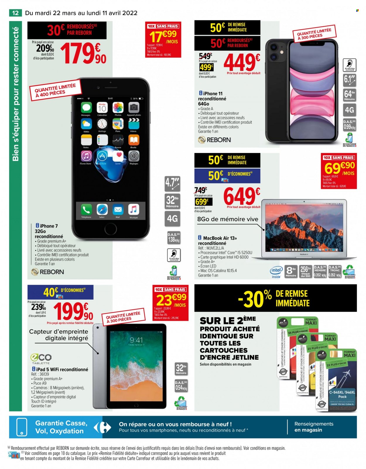 Catalogue Carrefour Hypermarchés - 22/03/2022 - 11/04/2022. Page 12