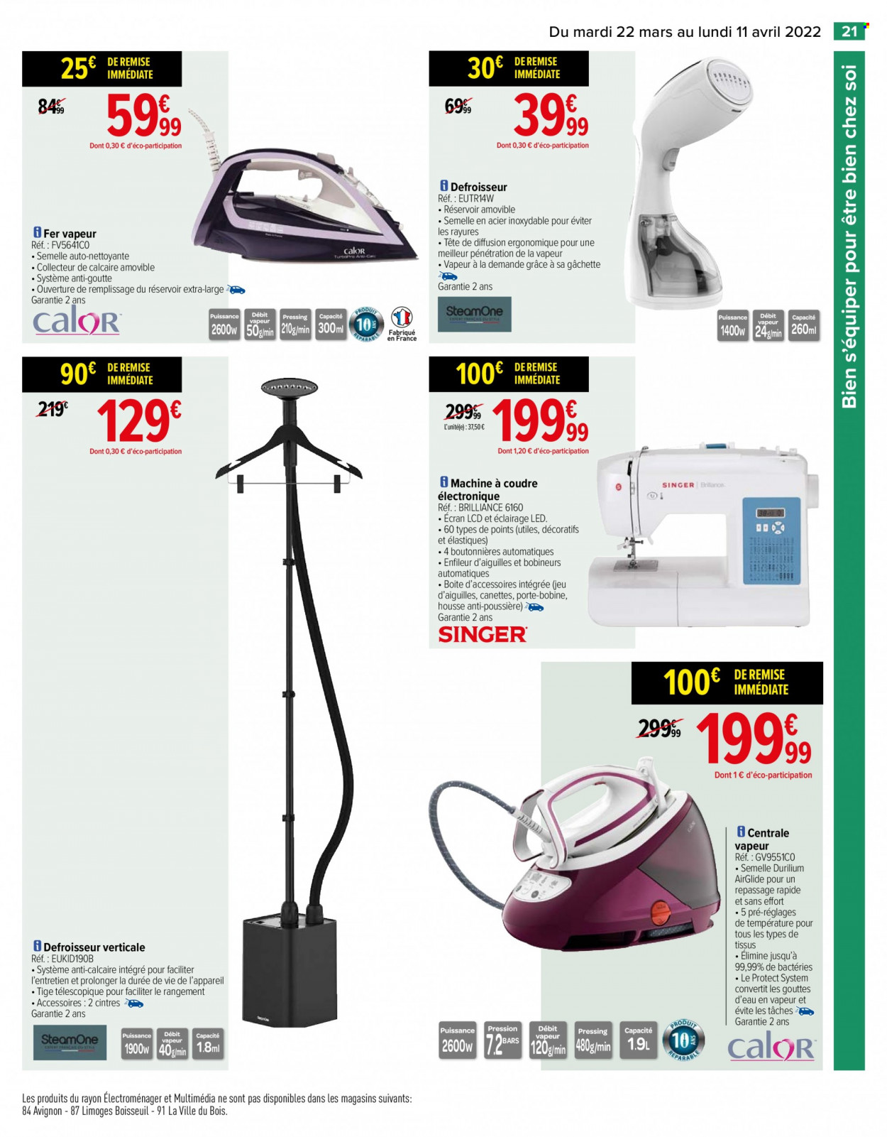 Catalogue Carrefour Hypermarchés - 22/03/2022 - 11/04/2022. Page 21