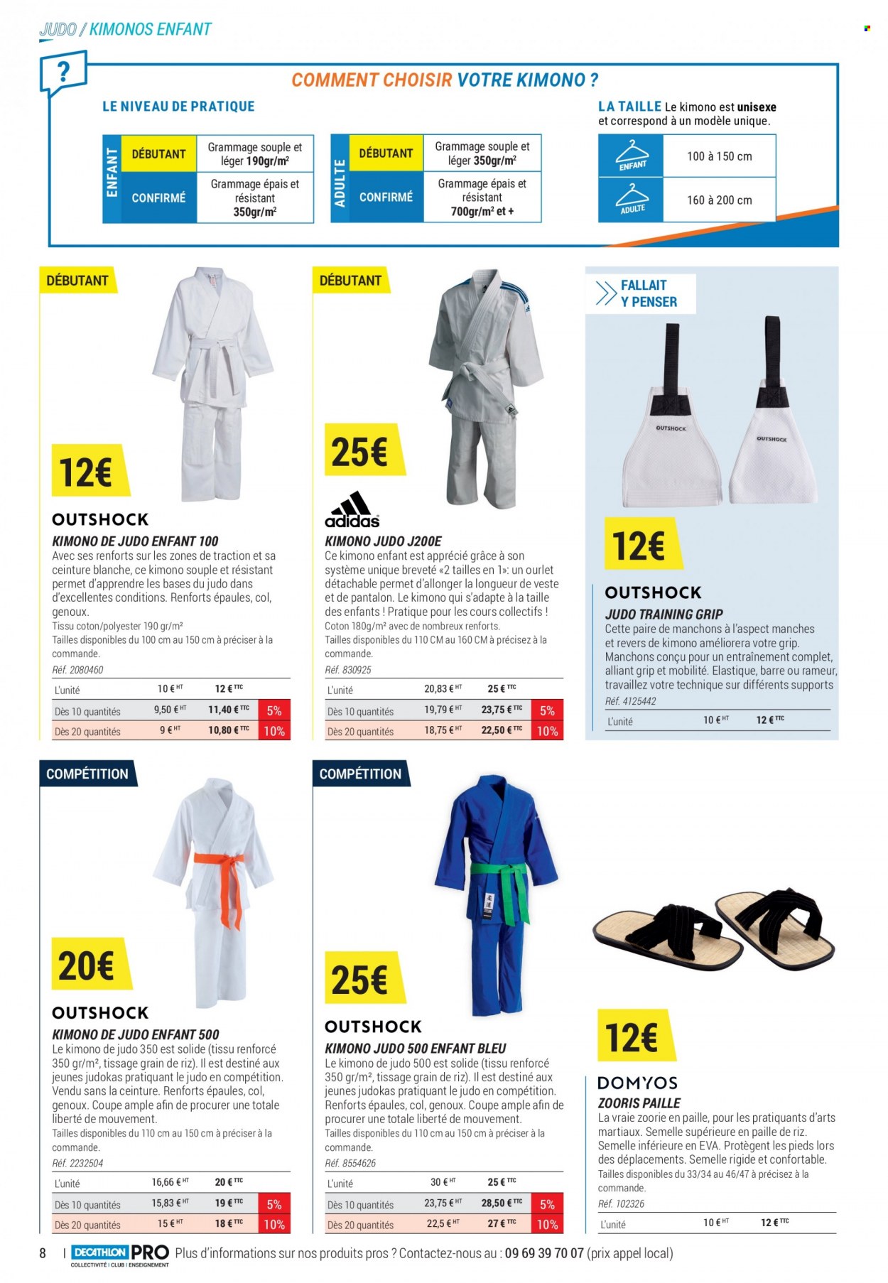 thumbnail - Catalogue Decathlon - Produits soldés - veste, pantalon, ceinture, rameur. Page 8.