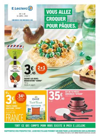 Catalogue E.Leclerc - 05/04/2022 - 16/04/2022.