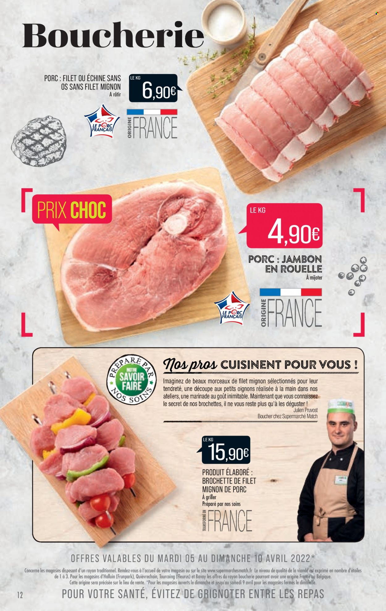 Catalogue Supermarché Match - 05/04/2022 - 17/04/2022. Page 12