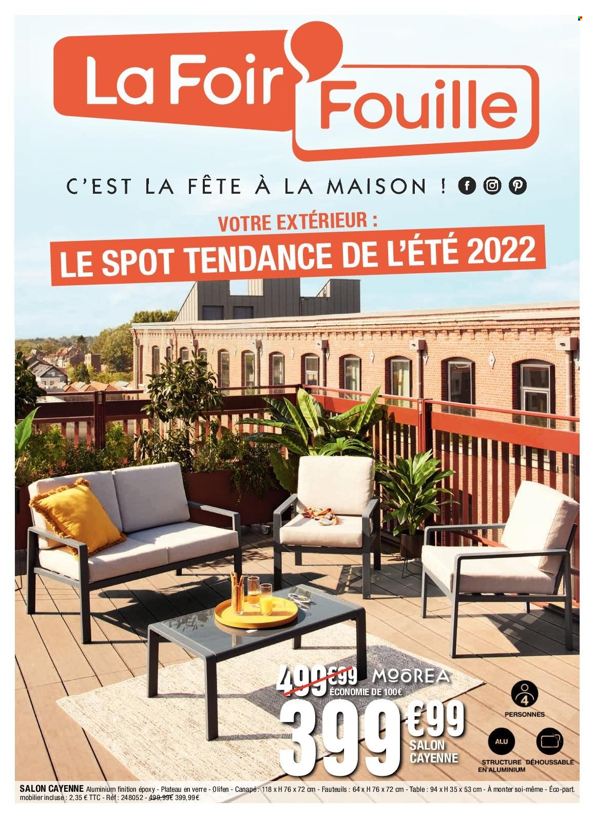 Catalogue La Foir'Fouille - 04/04/2022 - 10/04/2022. Page 1