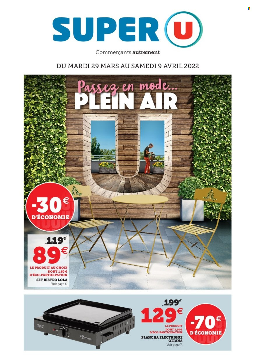 Catalogue SUPER U - 29/03/2022 - 09/04/2022. Page 1