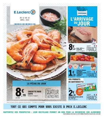 Catalogue E.Leclerc - 12/04/2022 - 16/04/2022.