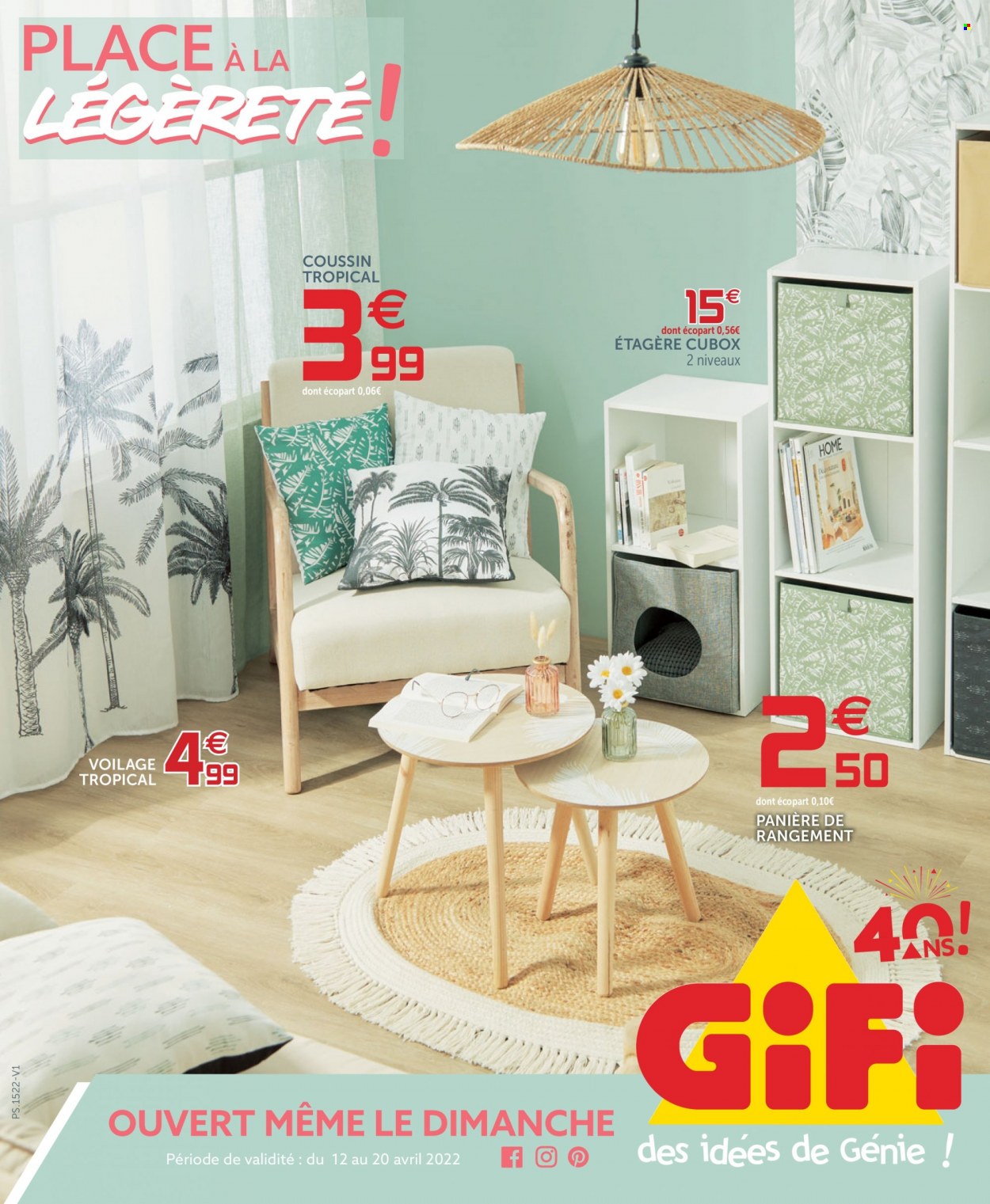 Catalogue GiFi - 12/04/2022 - 20/04/2022. Page 1