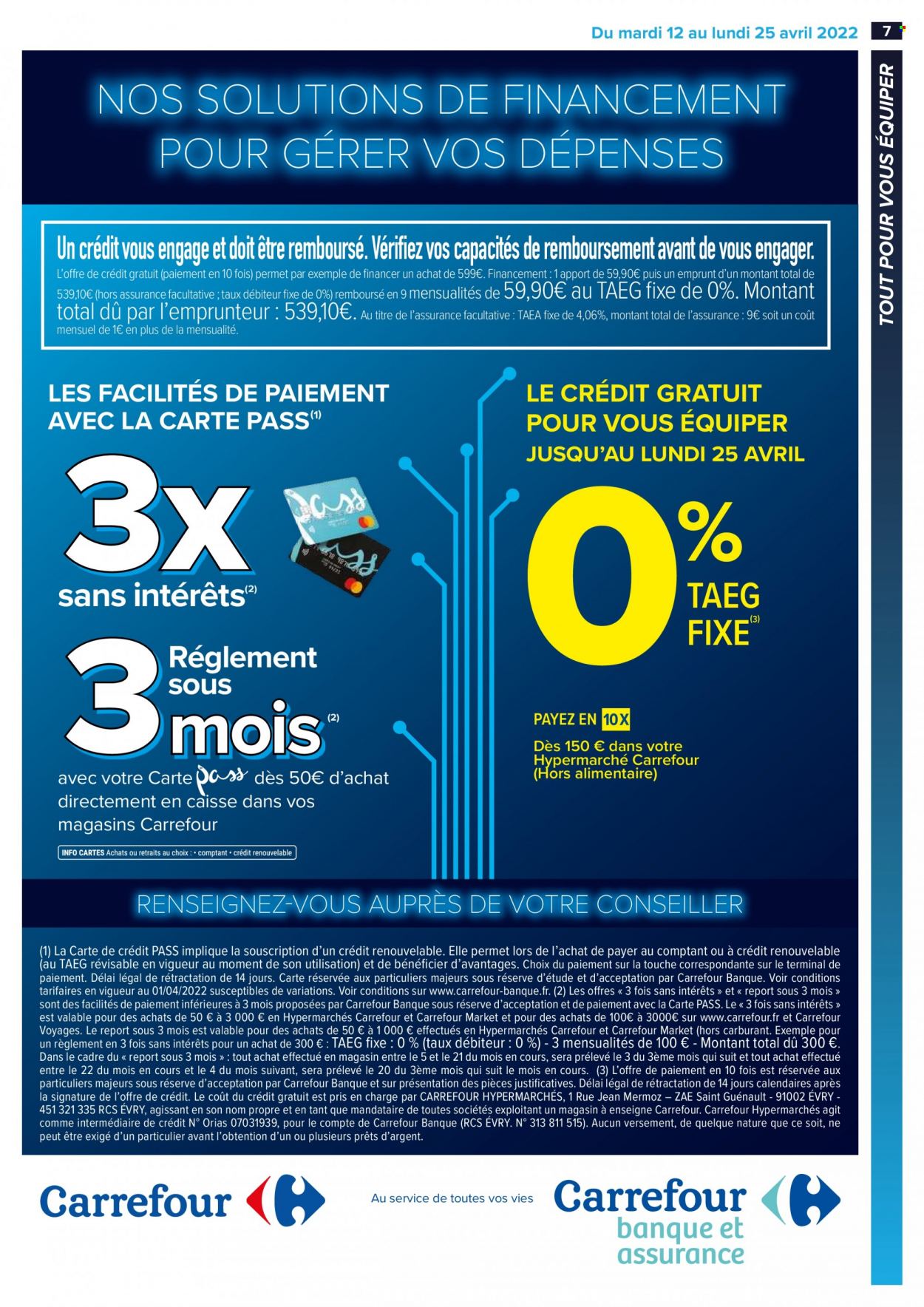 Catalogue Carrefour Hypermarchés - 12/04/2022 - 25/04/2022. Page 7