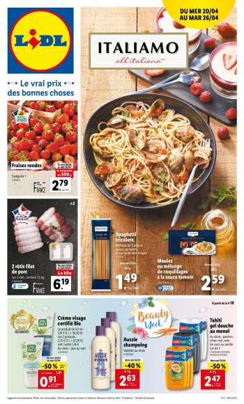 Catalogue Lidl - 20/04/2022 - 26/04/2022.