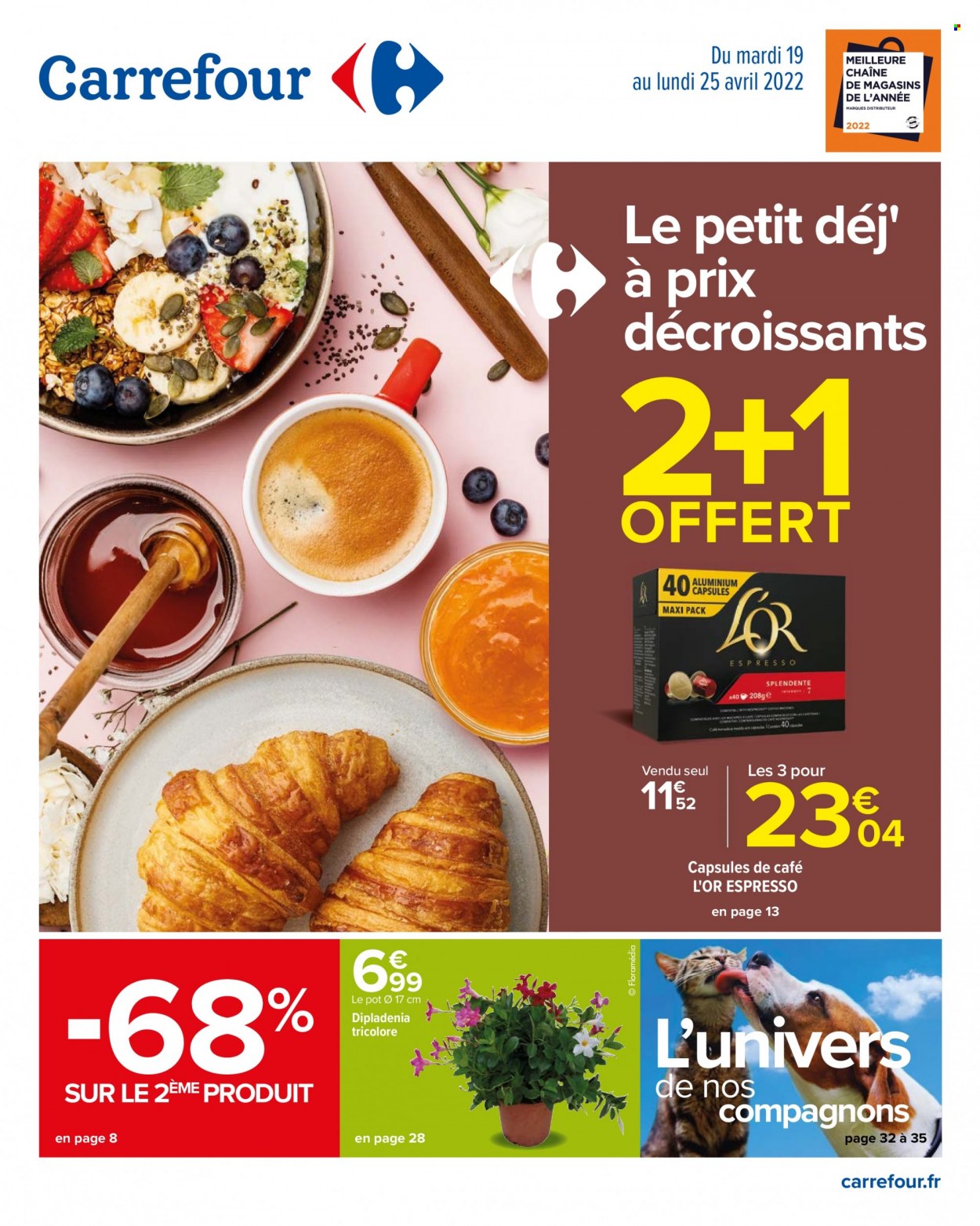 Catalogue Carrefour Hypermarchés - 19/04/2022 - 25/04/2022. Page 1