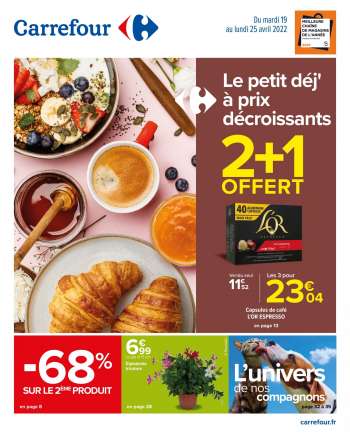 Catalogue Carrefour Hypermarchés - 19/04/2022 - 25/04/2022.