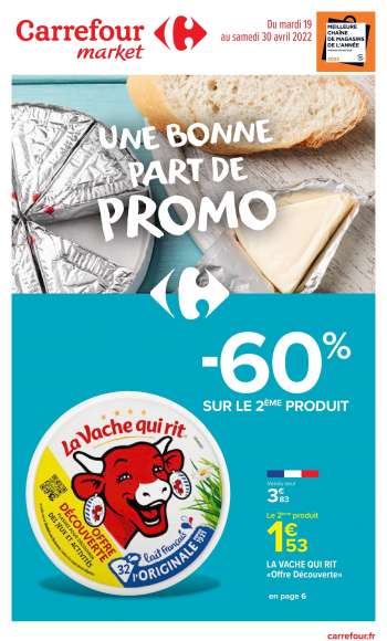 Catalogue Carrefour Market - 19/04/2022 - 30/04/2022.