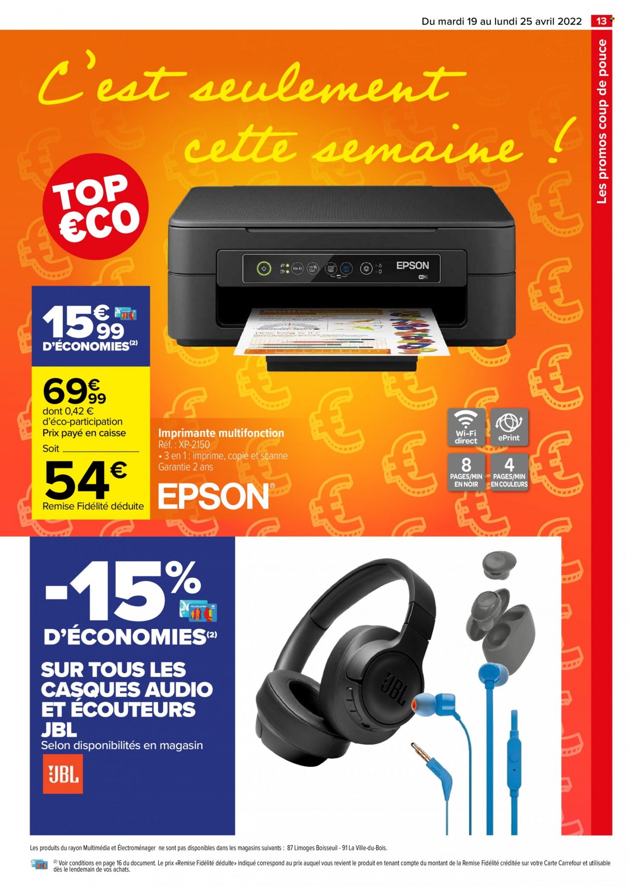 Catalogue Carrefour Hypermarchés - 19/04/2022 - 25/04/2022. Page 13