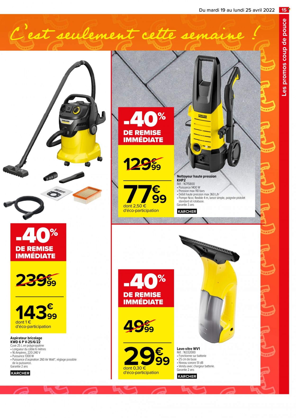 Catalogue Carrefour Hypermarchés - 19/04/2022 - 25/04/2022. Page 15