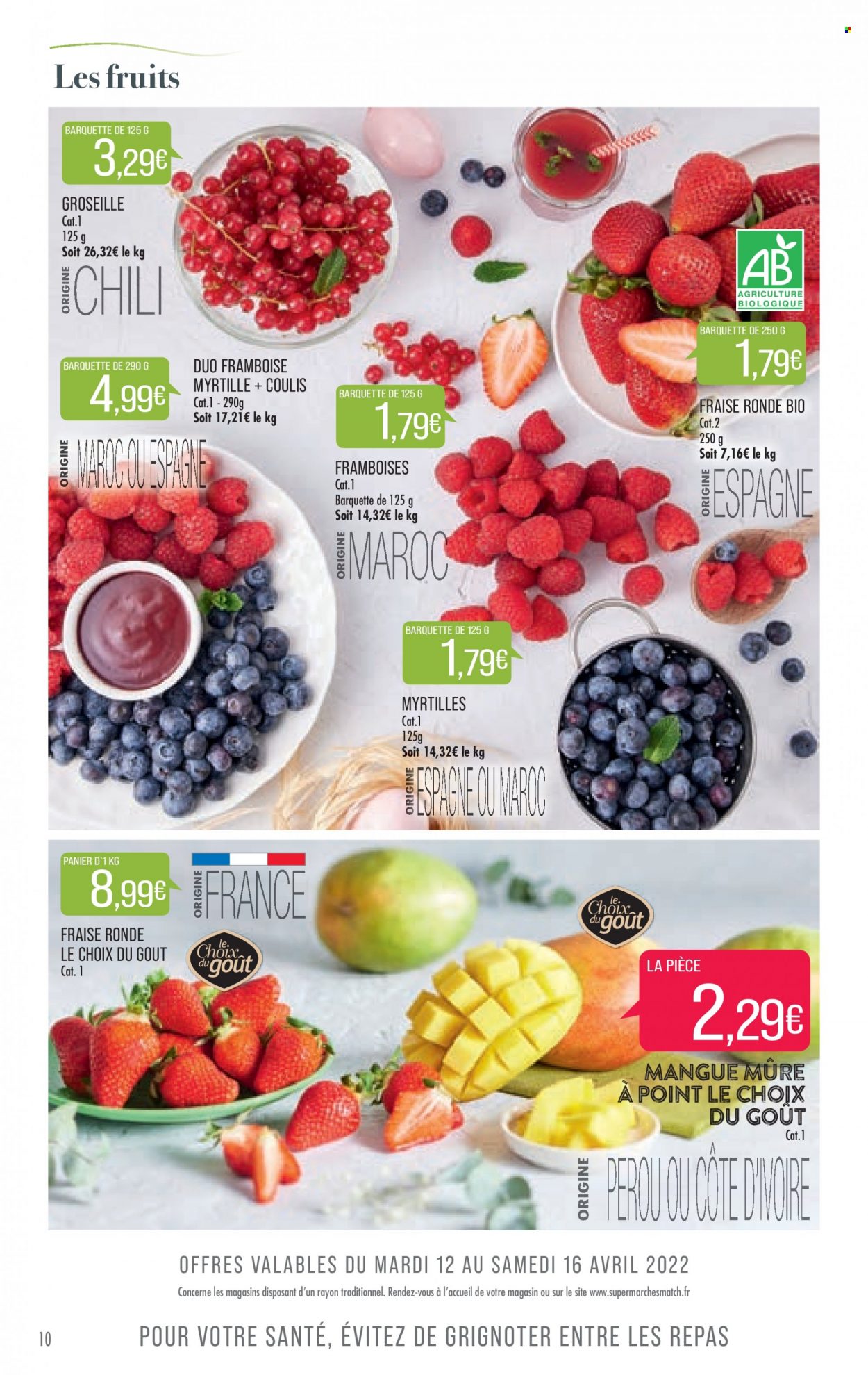Catalogue Supermarché Match - 12/04/2022 - 18/04/2022. Page 10