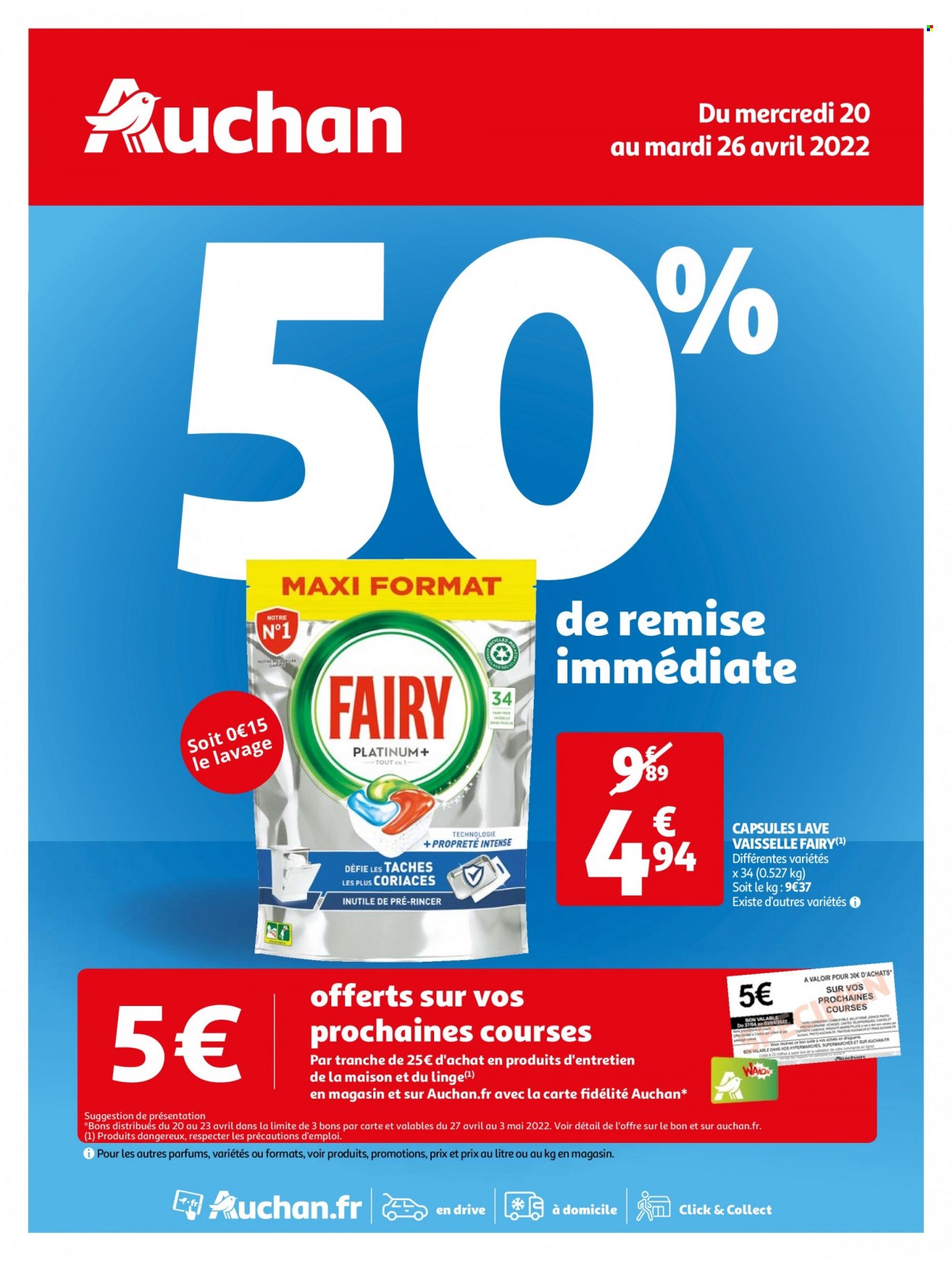 Catalogue Auchan - 20/04/2022 - 26/04/2022. Page 1
