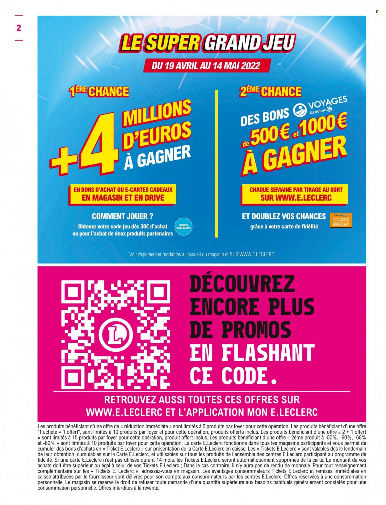 Catalogue E.Leclerc - 19/04/2022 - 30/04/2022. Page 2