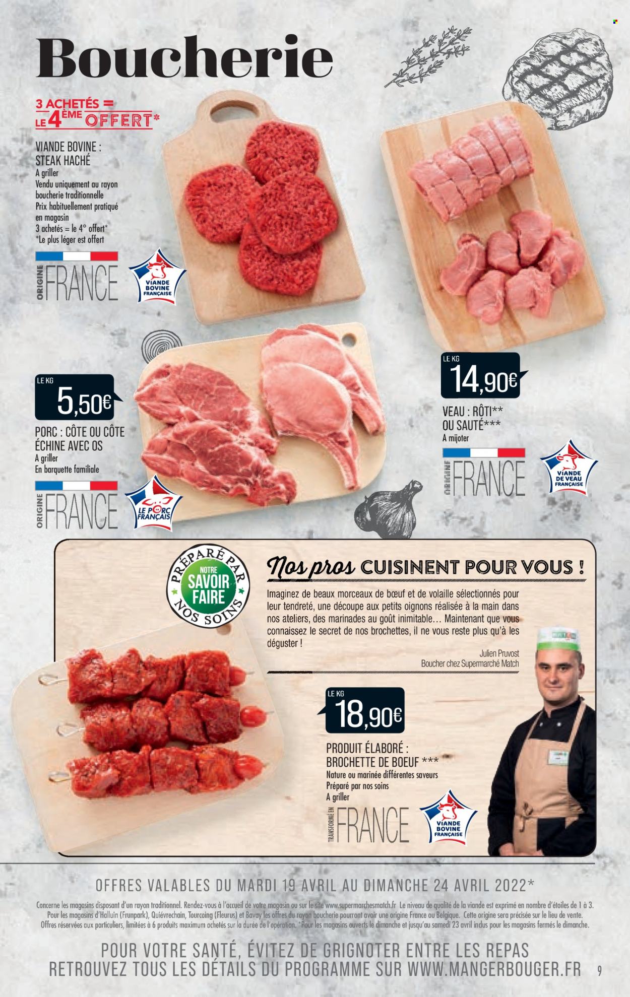 Catalogue Supermarché Match - 19/04/2022 - 24/04/2022. Page 9