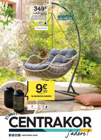 Catalogue Centrakor - 18/04/2022 - 30/04/2022.