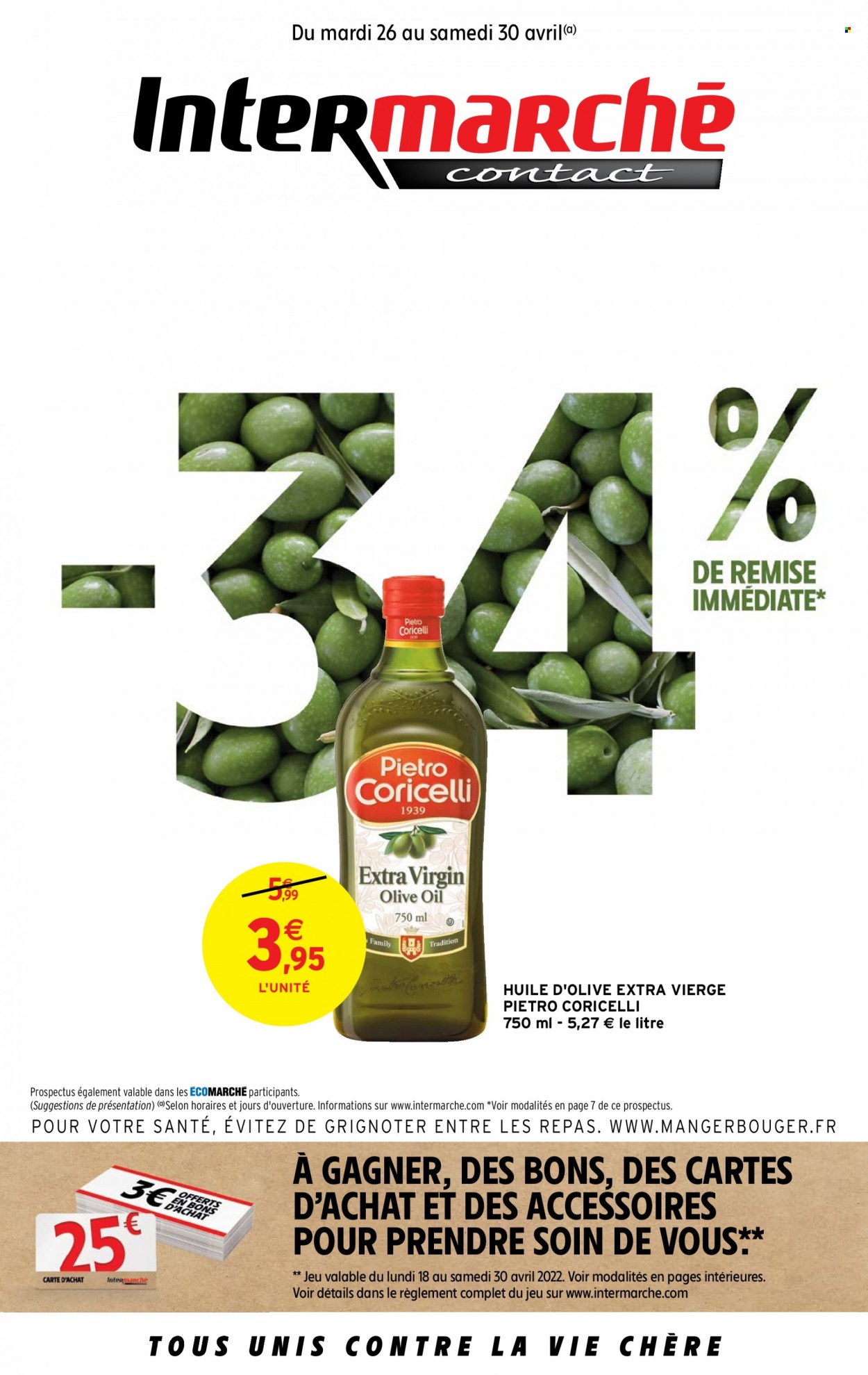Catalogue Intermarché Contact - 26/04/2022 - 30/04/2022. Page 1