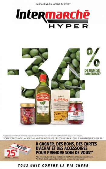 Catalogue Intermarché Hyper - 26/04/2022 - 30/04/2022.