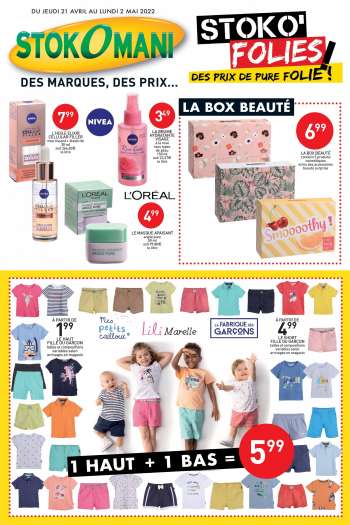 Catalogue Stokomani - 21/04/2022 - 02/05/2022.