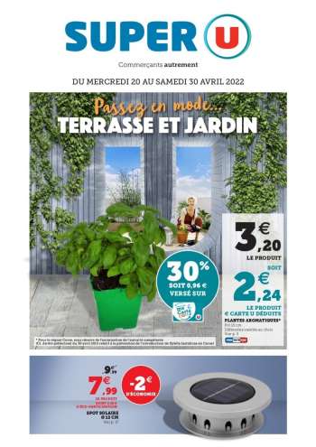 Catalogue SUPER U - 20/04/2022 - 30/04/2022.