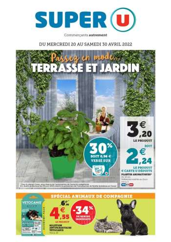 Catalogue SUPER U - 20/04/2022 - 30/04/2022.