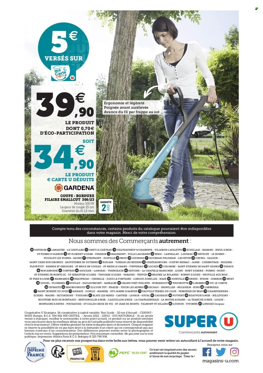 Catalogue SUPER U - 20/04/2022 - 30/04/2022. Page 32