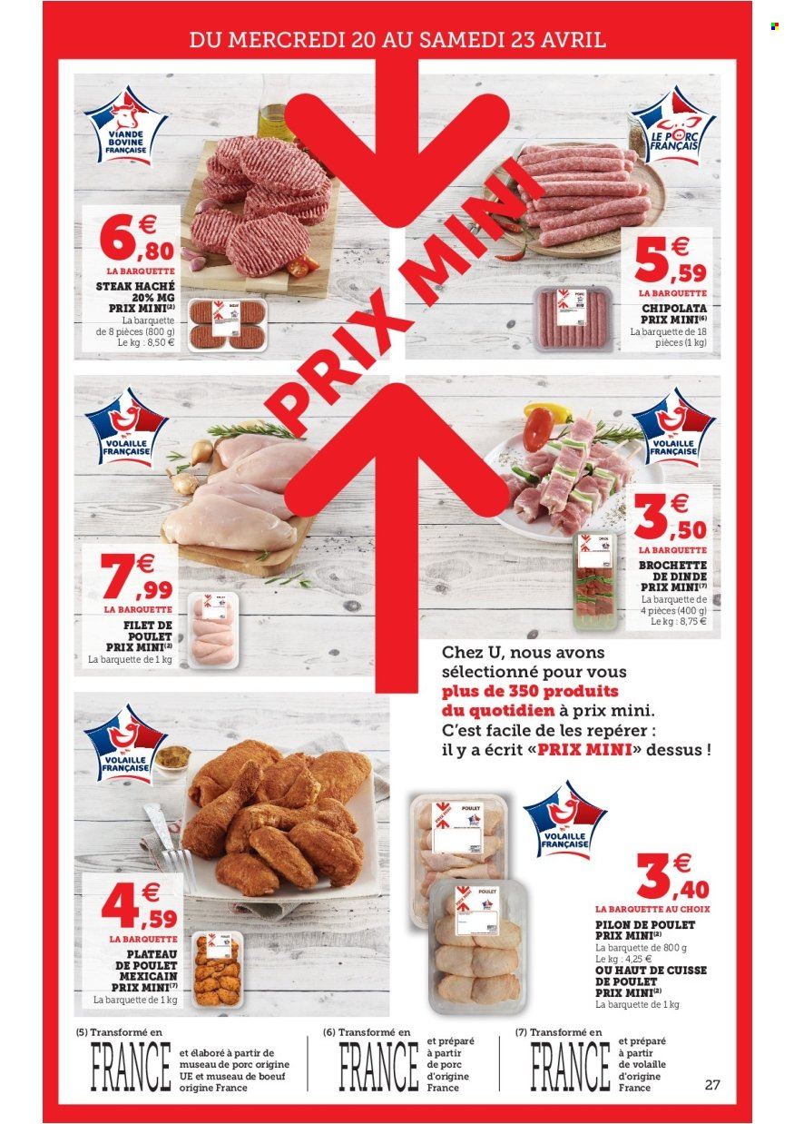 Catalogue SUPER U - 20/04/2022 - 30/04/2022. Page 27