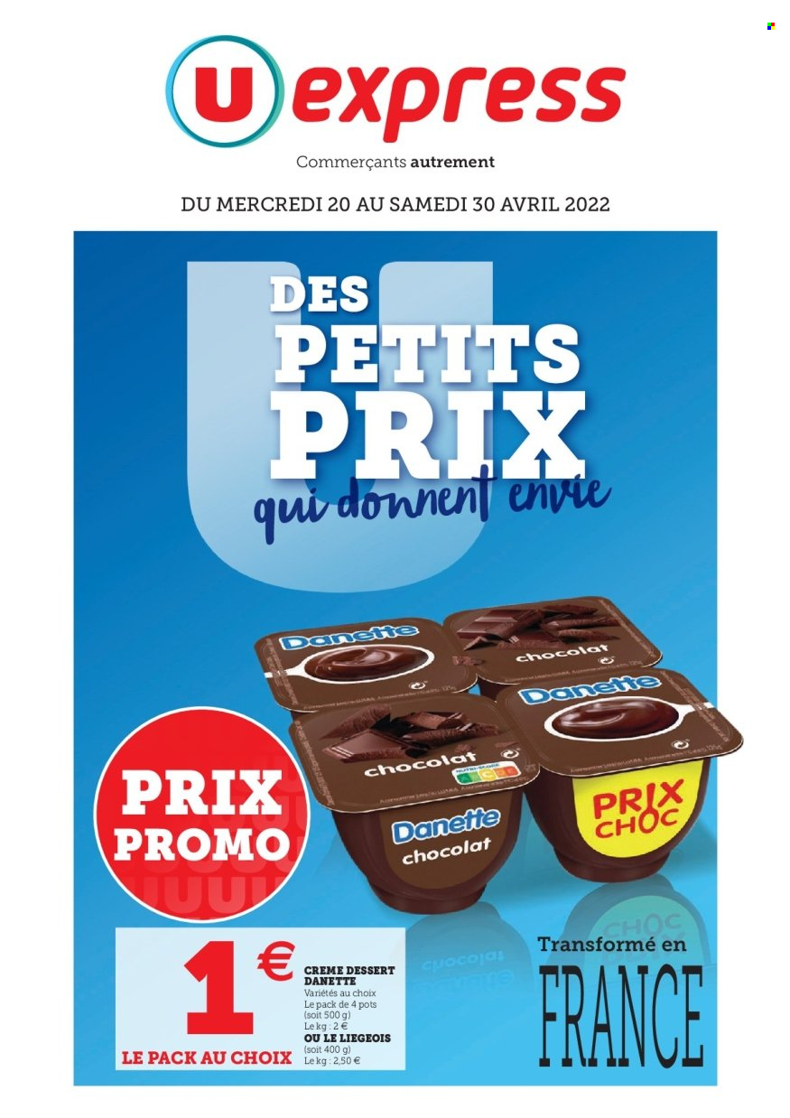 Catalogue U express - 20/04/2022 - 30/04/2022. Page 1