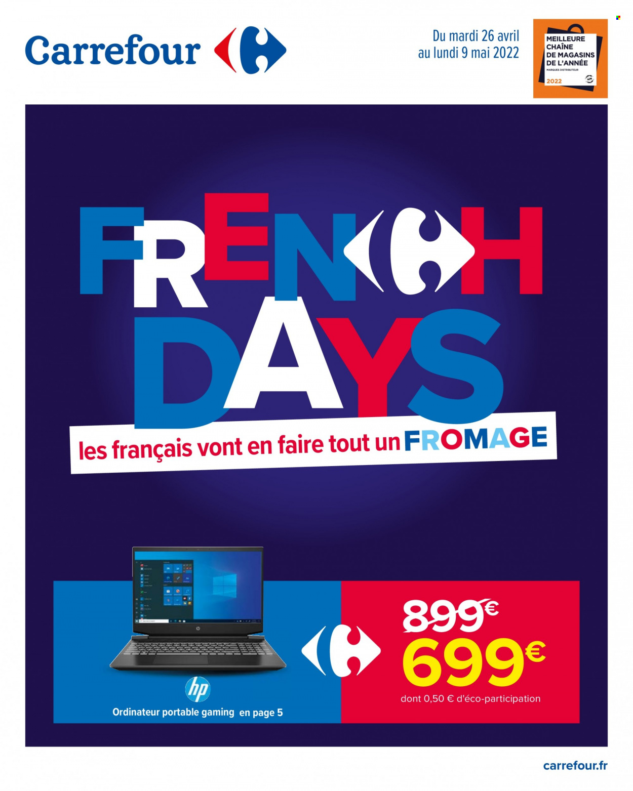 Catalogue Carrefour Hypermarchés - 26/04/2022 - 09/05/2022. Page 1