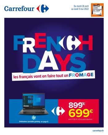 Catalogue Carrefour Hypermarchés - 26/04/2022 - 09/05/2022.