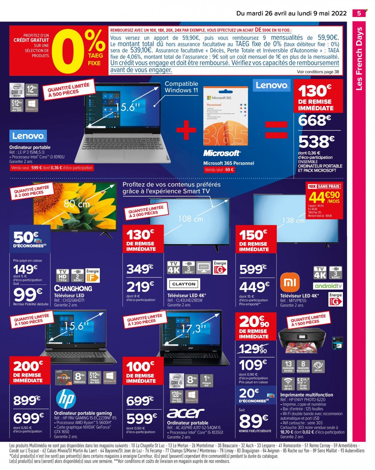 Catalogue Carrefour Hypermarchés - 26/04/2022 - 09/05/2022. Page 7