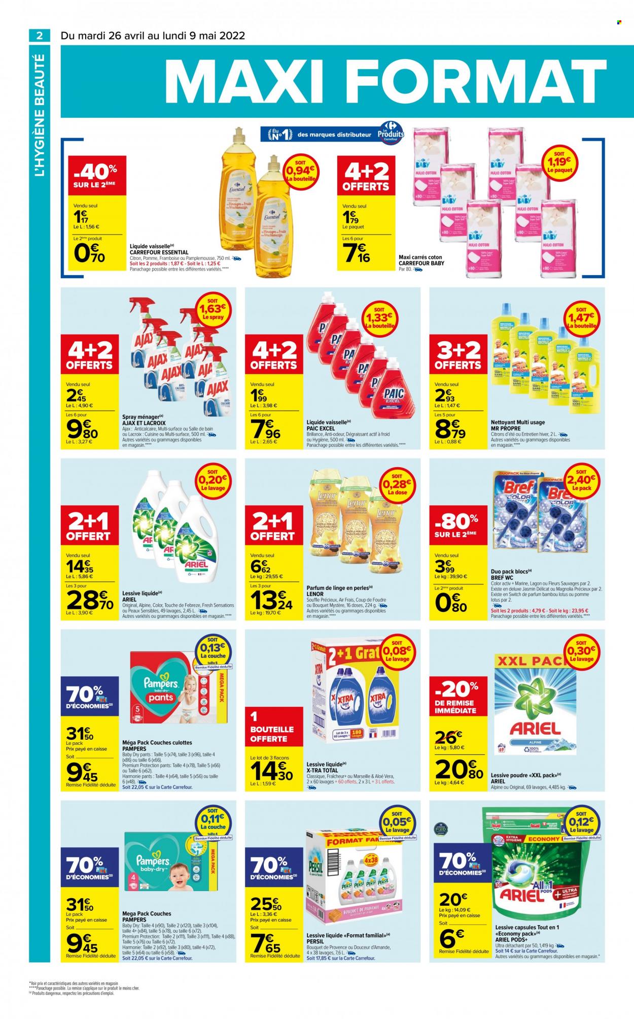 Catalogue Carrefour Hypermarchés - 26/04/2022 - 09/05/2022. Page 2