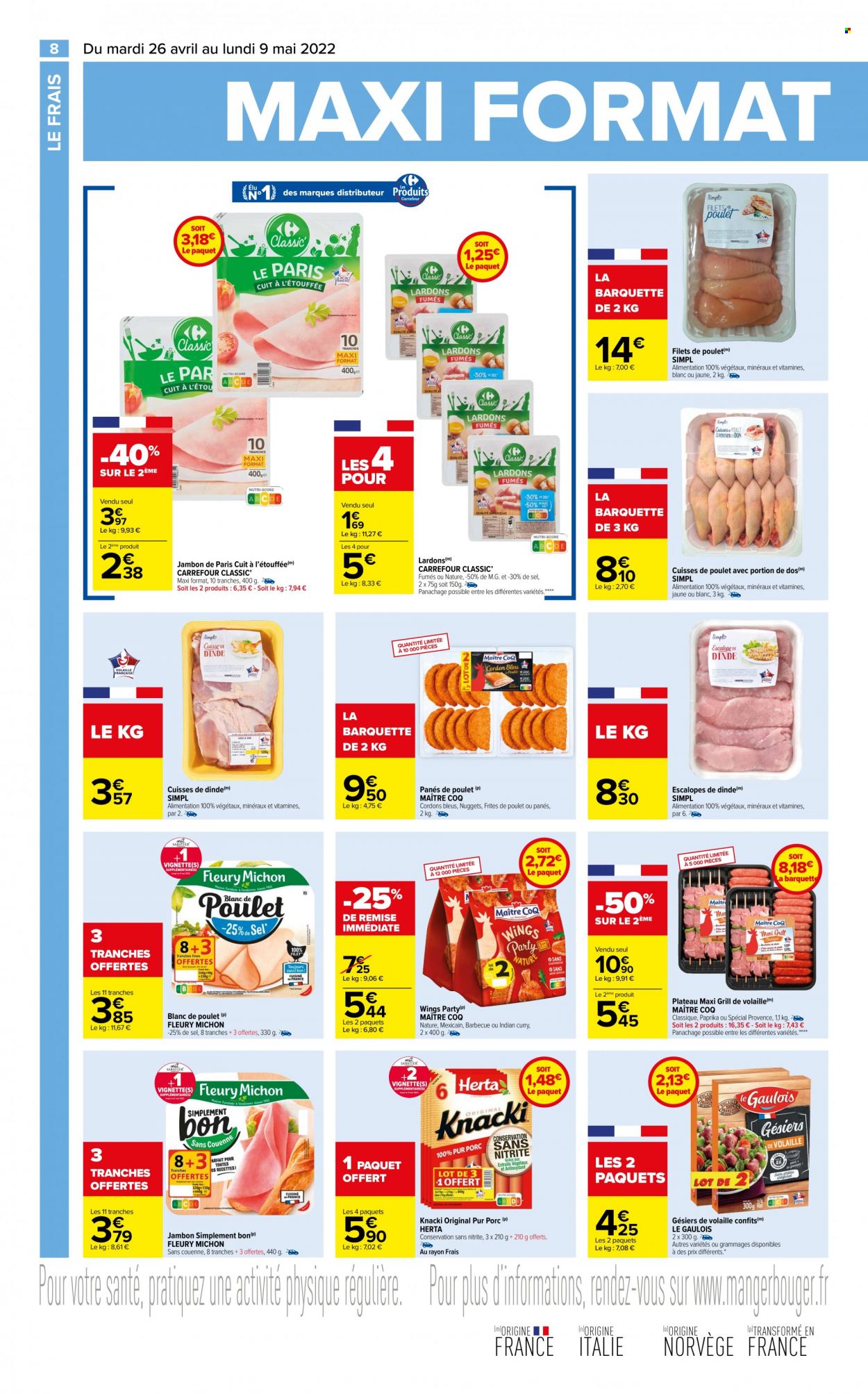Catalogue Carrefour Hypermarchés - 26/04/2022 - 09/05/2022. Page 8