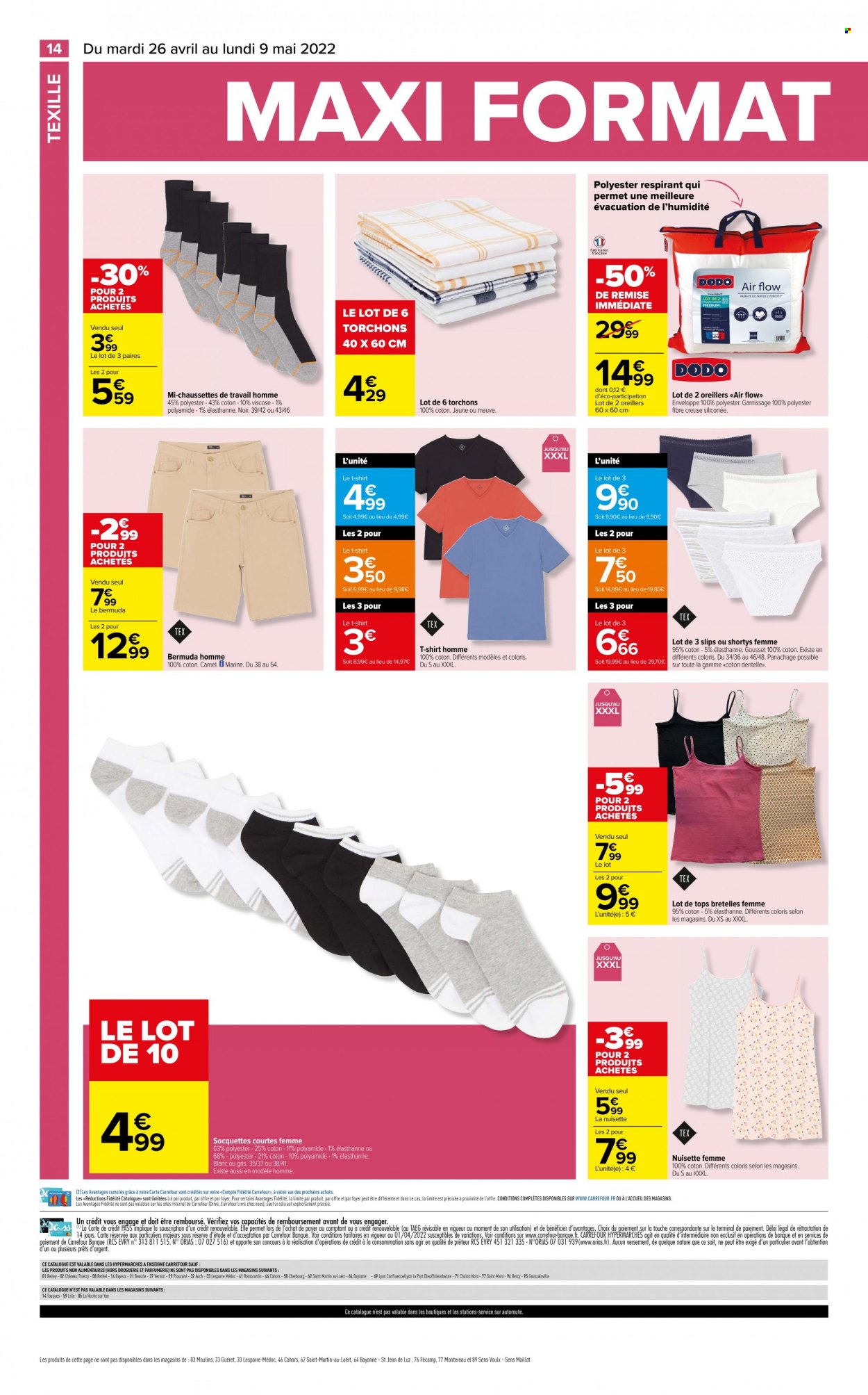 Catalogue Carrefour Hypermarchés - 26/04/2022 - 09/05/2022. Page 14