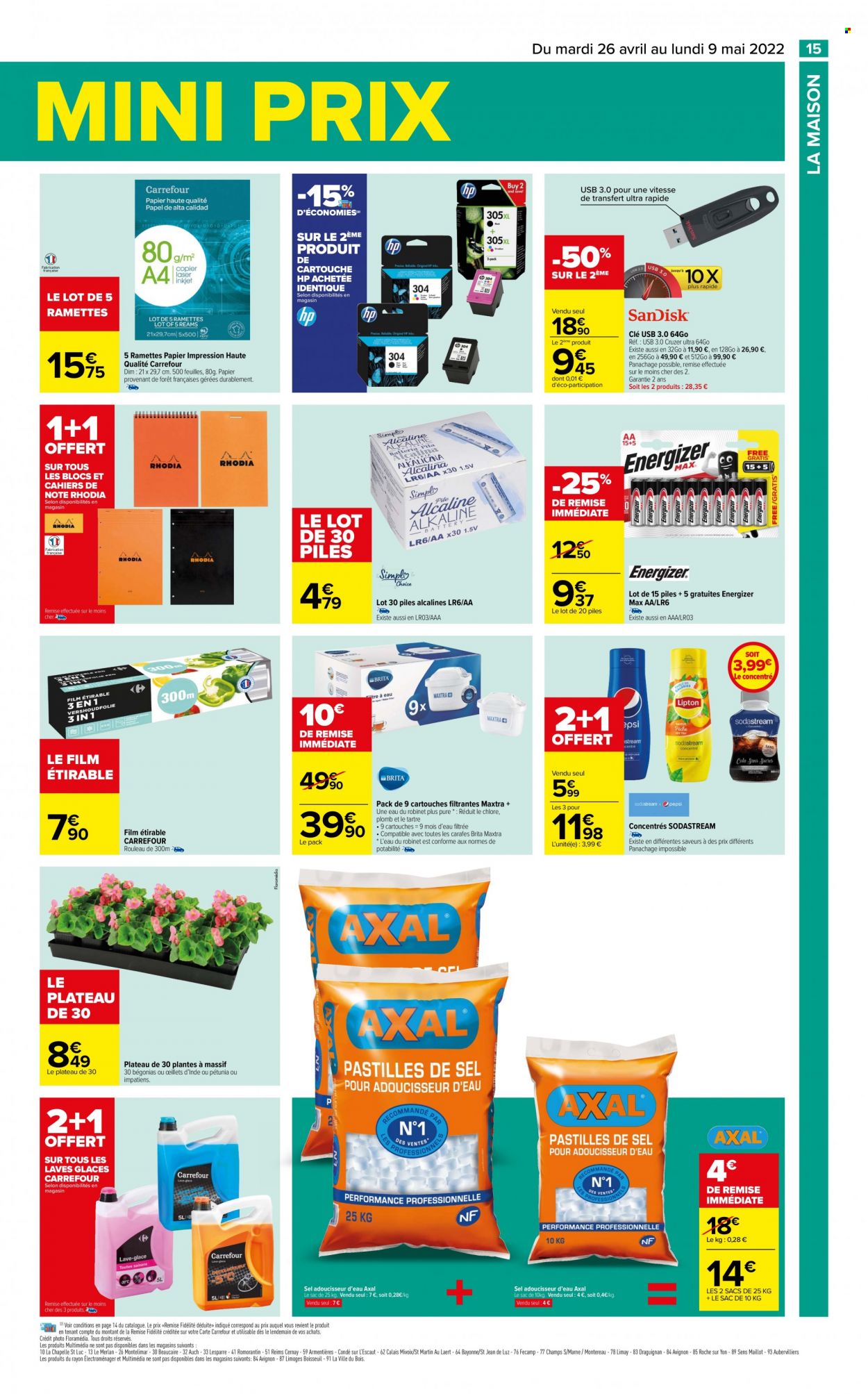 Catalogue Carrefour Hypermarchés - 26/04/2022 - 09/05/2022. Page 15