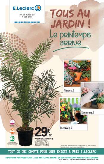 Catalogue E.Leclerc - 26/04/2022 - 07/05/2022.