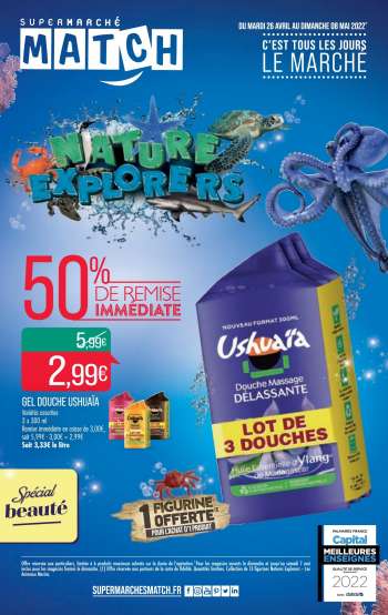 Catalogue Supermarché Match - 26/04/2022 - 08/05/2022.