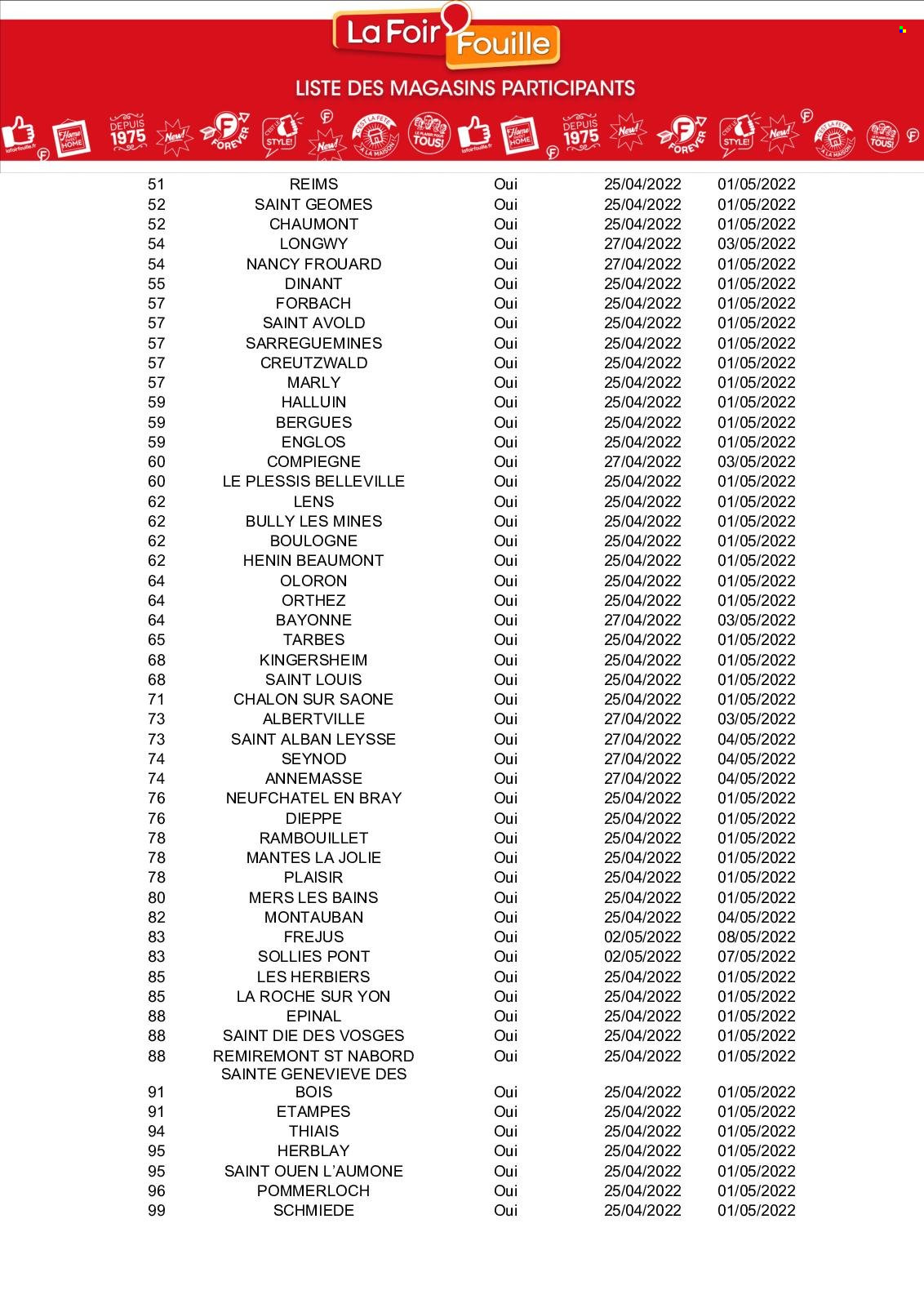 Catalogue La Foir'Fouille - 25/04/2022 - 01/05/2022. Page 18