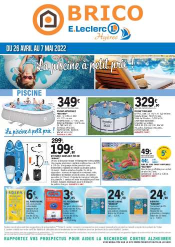 Catalogue E.Leclerc - 26/04/2022 - 07/05/2022.
