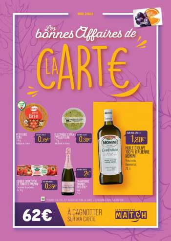 Catalogue Supermarché Match - 01/05/2022 - 31/05/2022.