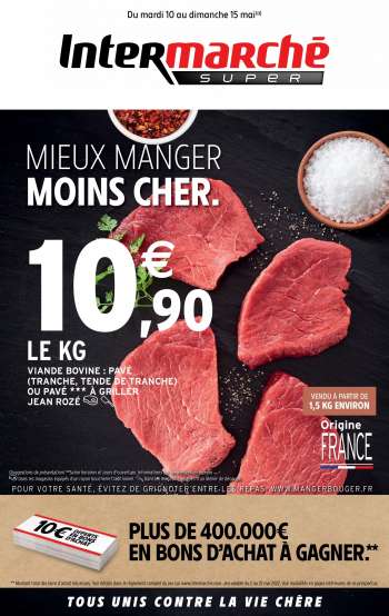 Catalogue Intermarché Super - 10/05/2022 - 15/05/2022.