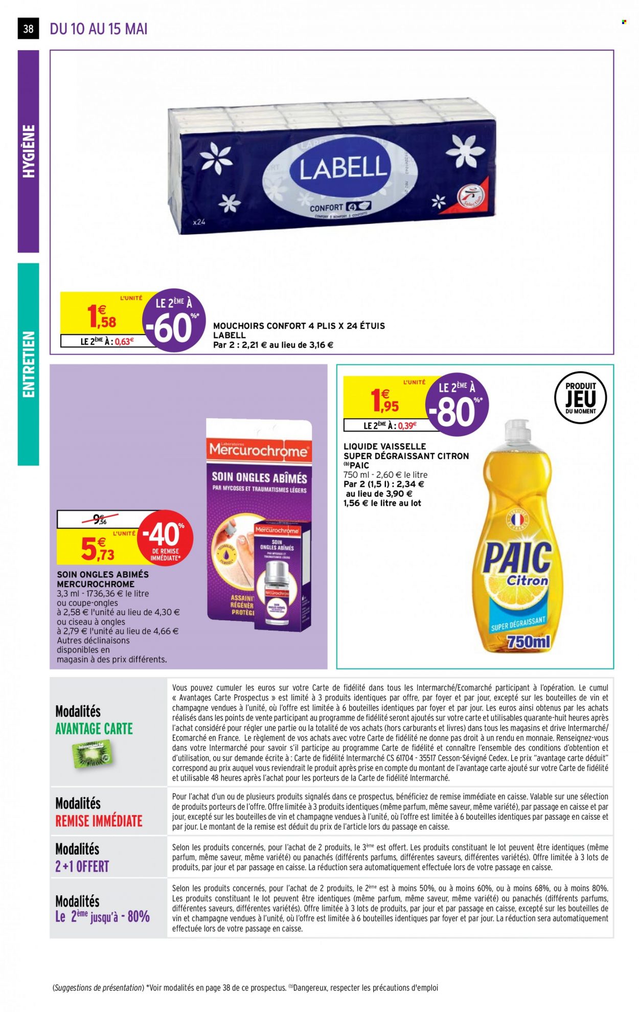 Catalogue Intermarché Super - 10/05/2022 - 15/05/2022. Page 38