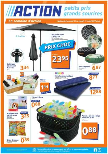 Catalogue Action - 11/05/2022 - 17/05/2022.